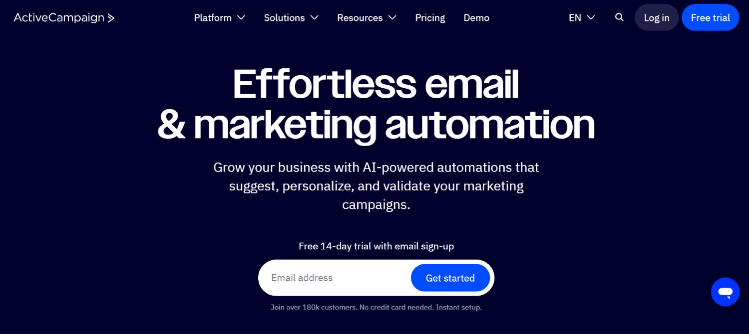 ActiveCampaign email automation